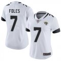 Wholesale Cheap Nike Jaguars #7 Nick Foles White Women's Stitched NFL Vapor Untouchable Limited Jersey