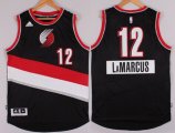 Wholesale Cheap Portland Trail Blazers #12 LaMarcus Aldridge Revolution 30 Swingman 2014 Christmas Day Black Jersey