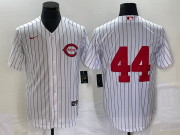 Wholesale Cheap Men's Cincinnati Reds #44 Elly De La Cruz White Field of Dreams Cool Base Stitched Baseball Jersey