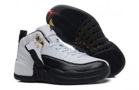 Wholesale Cheap Air Jordan 12 Retro Taxi Womens Shoes White/black-taxi