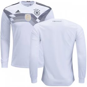 Wholesale Cheap Germany Blank Home Long Sleeves Kid Soccer Country Jersey