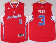 Wholesale Cheap Los Angeles Clippers #3 Chris Paul Revolution 30 Swingman 2014 New Red Jersey