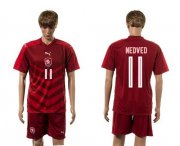 Wholesale Cheap Czech #11 Nedevd Red Home Soccer Country Jersey