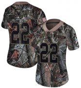 Wholesale Cheap Nike Vikings #22 Harrison Smith Camo Women's Stitched NFL Limited Rush Realtree Jersey