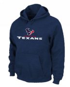 Wholesale Cheap Houston Texans Authentic Logo Pullover Hoodie Dark Blue