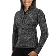 Wholesale Cheap Dallas Stars Antigua Women's Fortune 1/2-Zip Pullover Sweater Charcoal