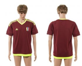 Wholesale Cheap Venezuela Blank Home Soccer Country Jersey