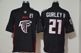 Wholesale Cheap Men\'s Atlanta Falcons #21 Todd Gurley II Black 2020 Big Logo Number Vapor Untouchable Stitched NFL Nike Fashion Limited Jersey