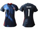 Wholesale Cheap Women 2020-2021 Season National Team America away aaa 1 blue Soccer Jerseys