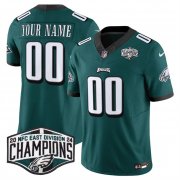 Cheap Men's Philadelphia Eagles Active Player Custom Green 2024 NFC East Champions F.U.S.E. Vapor Untouchable Limited Stitched Football Jersey