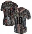 Wholesale Cheap Nike Vikings #10 Fran Tarkenton Camo Women's Stitched NFL Limited Rush Realtree Jersey