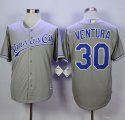 Wholesale Cheap Royals #30 Yordano Ventura New Grey Cool Base Stitched MLB Jersey