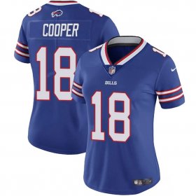 Cheap Women\'s Buffalo Bills #18 Amari Cooper Royal Vapor Stitched Football Jersey(Run Small)