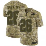 Wholesale Cheap Nike Bills #26 Devin Singletary Camo Men's Stitched NFL Limited 2018 Salute To Service Jersey