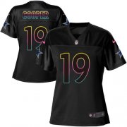 Wholesale Cheap Nike Cowboys #19 Amari Cooper Black Women's NFL Fashion Game Jersey