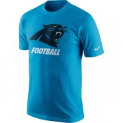 Wholesale Cheap Carolina Panthers Nike Facility T-Shirt Blue