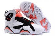 Wholesale Cheap Kids' Air Jordan 7 Retro Shoes White/red-black