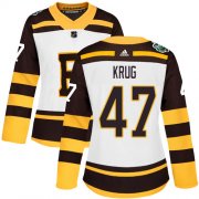 Wholesale Cheap Adidas Bruins #47 Torey Krug White Authentic 2019 Winter Classic Women's Stitched NHL Jersey