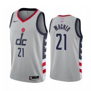 Wholesale Cheap Nike Wizards #21 Moritz Wagner Gray NBA Swingman 2020-21 City Edition Jersey