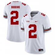 Wholesale Cheap Ohio State Buckeyes 2 J.K. Dobbins White Nike College Football Jersey