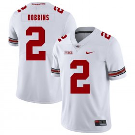 Wholesale Cheap Ohio State Buckeyes 2 J.K. Dobbins White Nike College Football Jersey