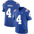 Wholesale Cheap Florida Gators 4 Brandon Powell Blue Throwback College Football Jersey