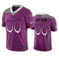 Wholesale Cheap Minnesota Vikings Custom Purple Vapor Limited City Edition NFL Jersey