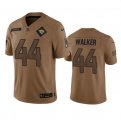 Wholesale Cheap Men's Jacksonville Jaguars #44 Travon Walker 2023 Brown Salute To Service Vapor Untouchable Limited Football Stitched Jersey