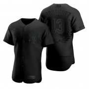 Wholesale Cheap New York Yankees #13 Alex Rodriguez Men's Nike Black MLB MVP Limited Player Edition Jersey