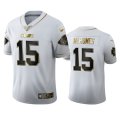 Wholesale Cheap Kansas City Chiefs #15 Patrick Mahomes Men's Nike White Golden Edition Vapor Limited NFL 100 Jersey