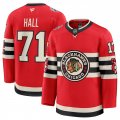 Cheap Men's Chicago Blackhawks #71 Taylor Hall Red 2024-25 Winter Classic Stitched Hockey Jersey