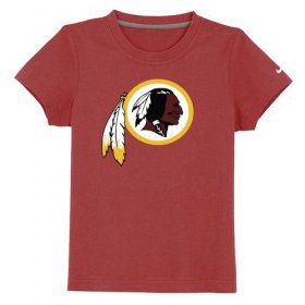 Wholesale Cheap Washington Redskins Logo Youth T-Shirt Red