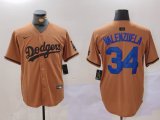 Cheap Men's Los Angeles Dodgers #34 Toro Valenzuela Olive Cool Base Limited Stitched Jersey