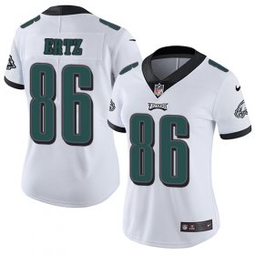 Wholesale Cheap Nike Eagles #86 Zach Ertz White Women\'s Stitched NFL Vapor Untouchable Limited Jersey