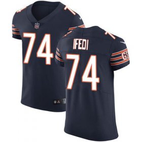 Wholesale Cheap Nike Bears #74 Germain Ifedi Navy Blue Team Color Men\'s Stitched NFL Vapor Untouchable Elite Jersey