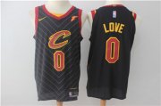 Wholesale Cheap Men's Cleveland Cavaliers #0 Kevin Love Black 2017-2018 Nike Swingman Goodyear Stitched NBA Jersey