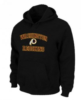 Wholesale Cheap Washington Redskins Heart & Soul Pullover Hoodie Black