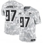 Cheap Men's Atlanta Falcons #97 Grady Jarrett 2024 F.U.S.E. Arctic Camo Salute to Service Limited Football Stitched Jersey