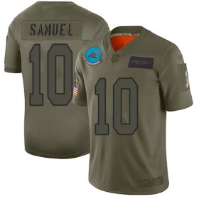 Wholesale Cheap Nike Panthers #10 Curtis Samuel Camo Youth Stitched NFL Limited 2019 Salute to Service Jersey