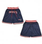 Wholesale Cheap Men's New England Patriots Navy Shorts (Run Small)