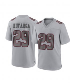 Wholesale Cheap Men\'s San Francisco 49ers #29 Talanoa Hufanga Grey Atmosphere Fashion 2022 Vapor Untouchable Stitched Limited Jersey