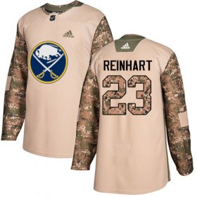 Wholesale Cheap Adidas Sabres #23 Sam Reinhart Camo Authentic 2017 Veterans Day Stitched NHL Jersey