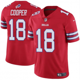 Cheap Men\'s Buffalo Bills #18 Amari Cooper Red 2024 Vapor Untouchable Limited Football Stitched Jersey