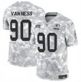 Cheap Men's Green Bay Packers #90 Lukas Van Ness 2024 F.U.S.E Arctic Camo Salute To Service Limited Stitched Football Jersey