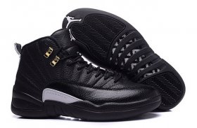 Wholesale Cheap Air Jordan 12 The Master Size 9 Black/Rattan-White-Metallic Gold