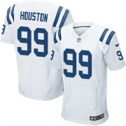 Wholesale Cheap Nike Colts #99 Justin Houston White Men's Stitched NFL Elite Jersey