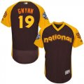 Wholesale Cheap Padres #19 Tony Gwynn Brown Flexbase Authentic Collection 2016 All-Star National League Stitched MLB Jersey