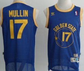 Wholesale Cheap Golden State Warriors #17 Chris Mullin Blue Swingman Throwback Jersey