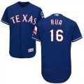 Wholesale Cheap Rangers #16 Ryan Rua Blue Flexbase Authentic Collection Stitched MLB Jersey