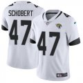 Wholesale Cheap Nike Jaguars #47 Joe Schobert White Men's Stitched NFL Vapor Untouchable Limited Jersey